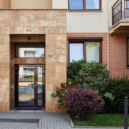 Apartament Jelitkowski Dwor Park Reagana Danzig Exterior foto